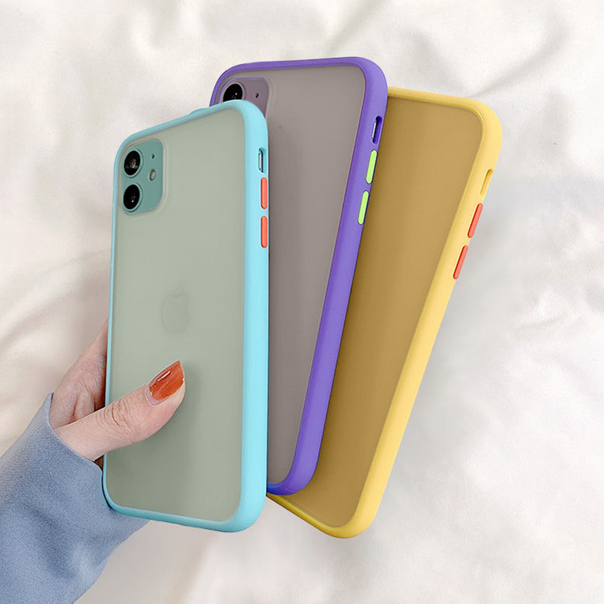 Mint Hybrid Matte Color Iphone Case for Iphone 11iphone Etsy