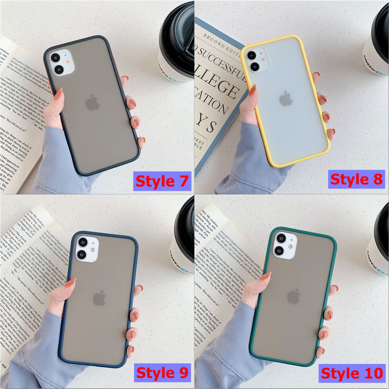 Mint Hybrid Matte Color Iphone Case for Iphone 11iphone Etsy