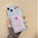2022 Calendar Cute iPhone Case with Card Holder, iPhone 13 Case, iPhone 12 Case, iPhone 11 Case, iPhone X XR XS Case, iPhone 7 8 Plus Case 