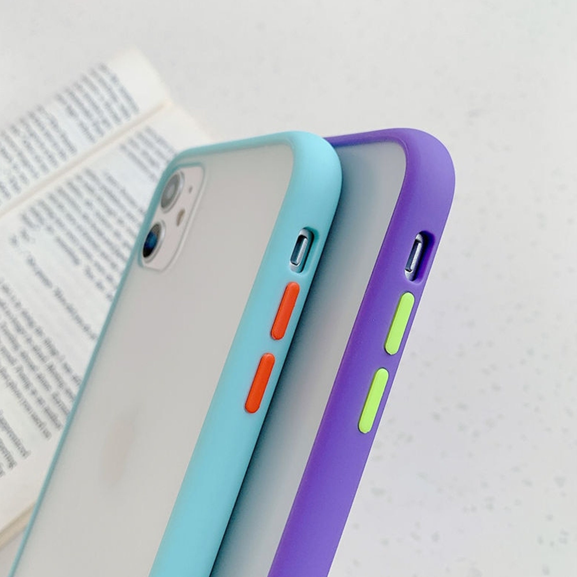 Mint Hybrid Matte Color Iphone Case for Iphone 11iphone Etsy