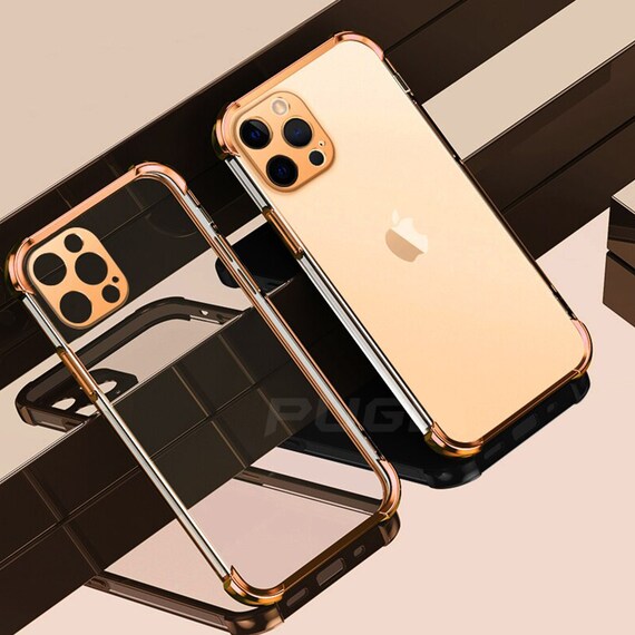 Luxury Phone Case Gold Electroplated Shockproof Clear Iphone Etsy Uk