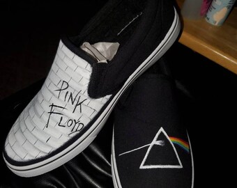 vans pink floyd shoes