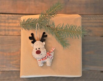 Gift Idea Felt Christmas Scandinavian Swedish Dala Horse Ornament Gingerbread Stocking Filler