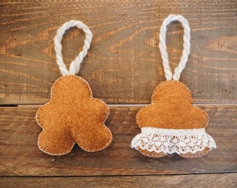Gift Idea Felt Christmas Scandinavian Swedish Dala Horse Ornament Gingerbread Stocking Filler