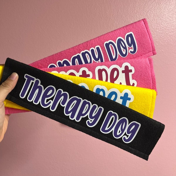 Custom Dog Leash Sleeve- Wording on Both Sides