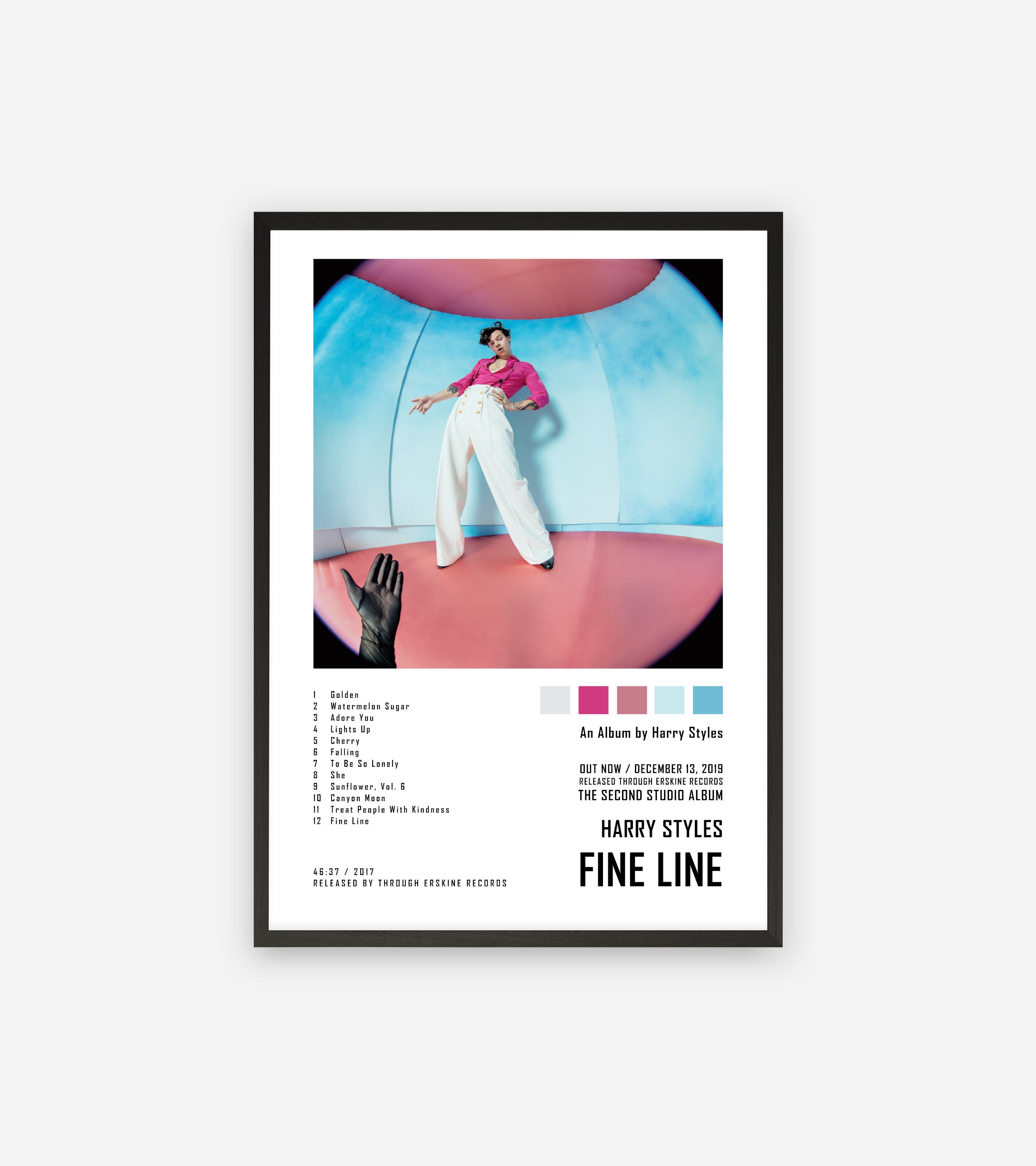 Harry Styles Fine Line Album Cover Poster Print Wall Art Etsy