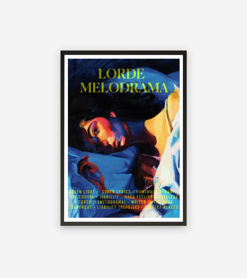 Lorde Melodrama Album Cover Poster Print Wall Art Custom | Etsy
