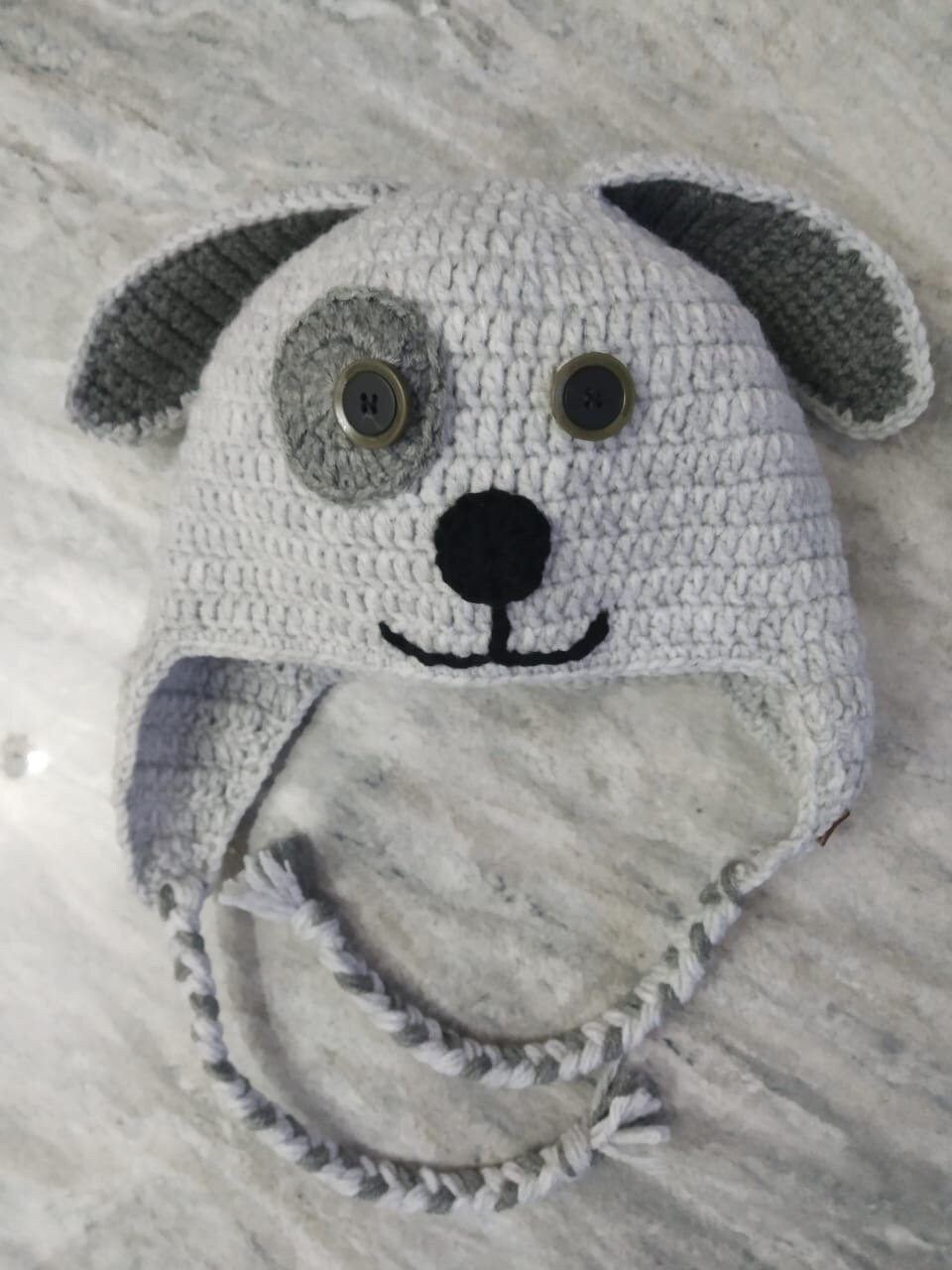 Crochet Dog Beanie For Babies Toddler Hat with Ear Flaps Etsy