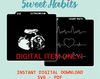Ultrasound Baby Svg Etsy