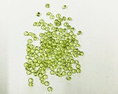 Peridot Faceted Round Loose Gemstones AAA 10,25,50,100 Pcs 2.5mm Natural Peridot Round 2.5mm Round Gemstones Peridot Round Cut Wholesale Lot