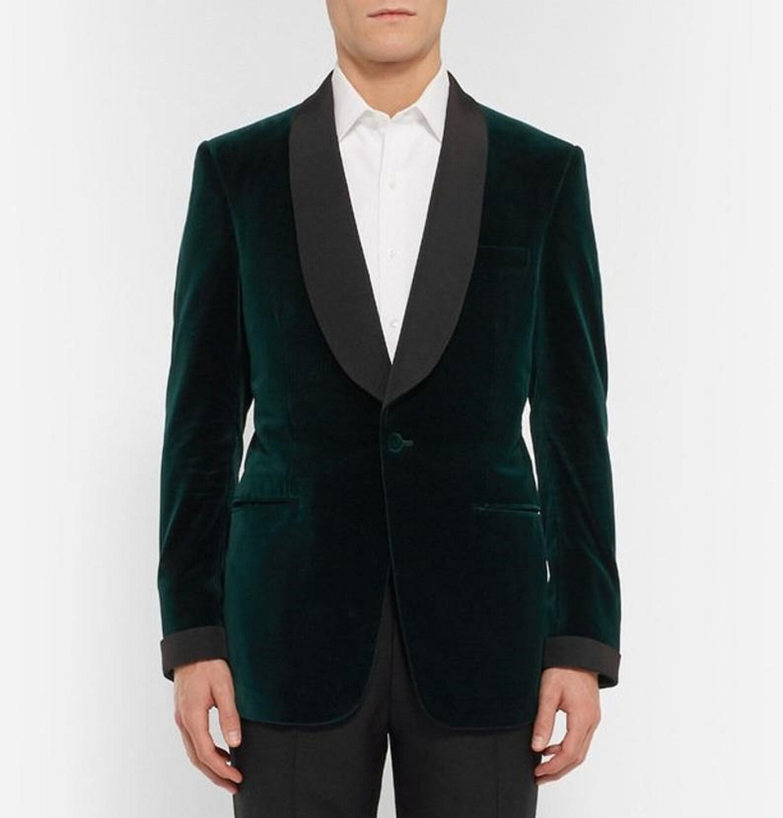 Men's Elegant Green Velvet Smoking Jacket Hosting Evening - Etsy