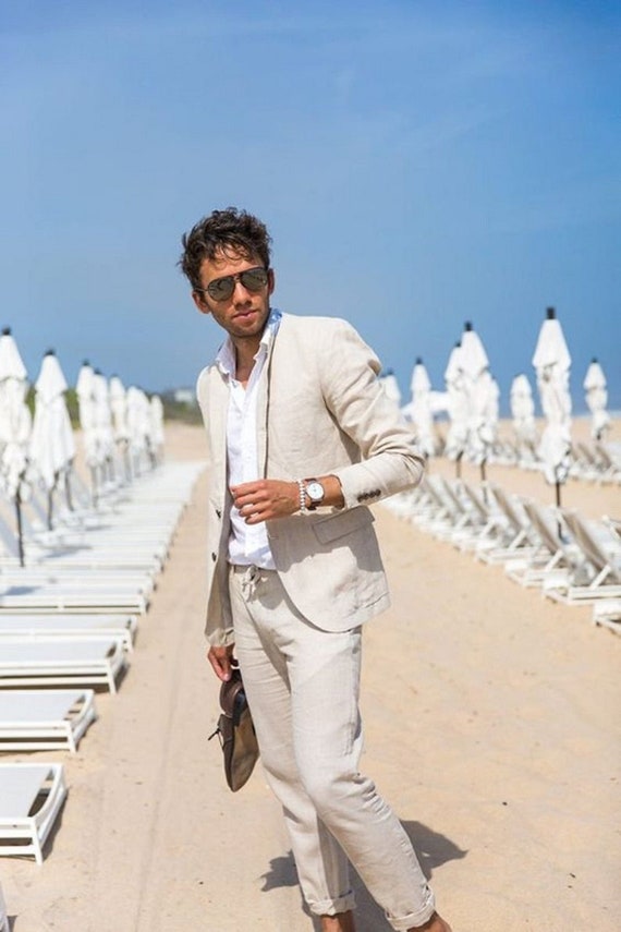 Ivory two-piece suit