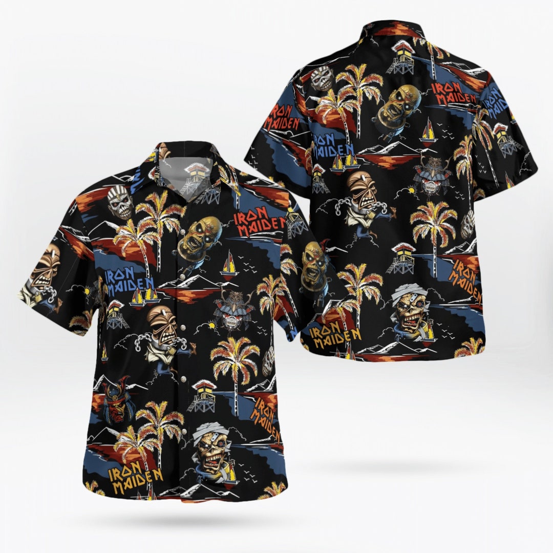 Iron Maiden Hawaii Shirt Aloha Shirt for Men Womenorder Etsy