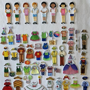 Felt board dress up dolls outlet