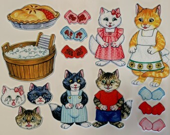 Three Little Kitten Etsy