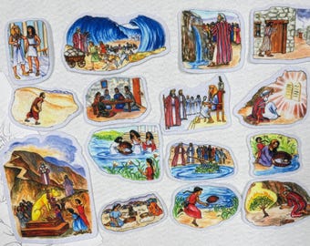 Moses Felt Figures For Bible Felt Flannel Board Stories Old Testament Kids Story