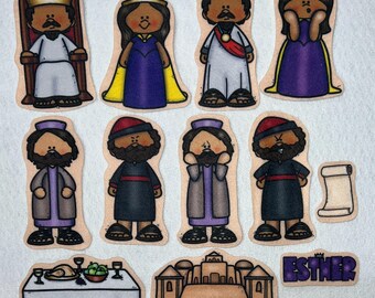 Queen Esther Felt Figures For Bible Flannel Board Stories Old Testament Story