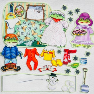 Tales of Freddy Frog Felt Figures Flannel Board Story Set Felt Board Stories Chores Service Learning