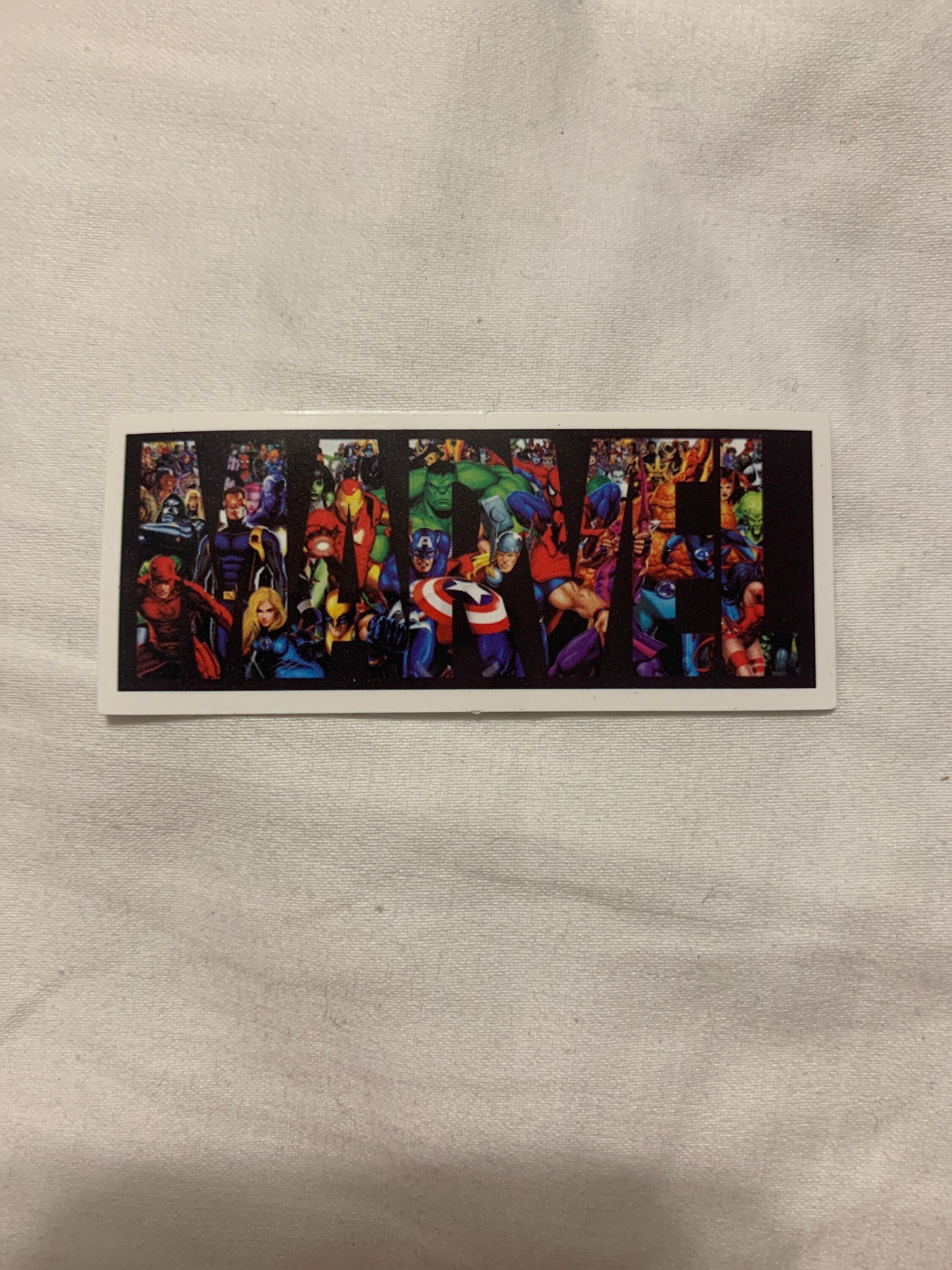 Marvel Sticker Decal Etsy