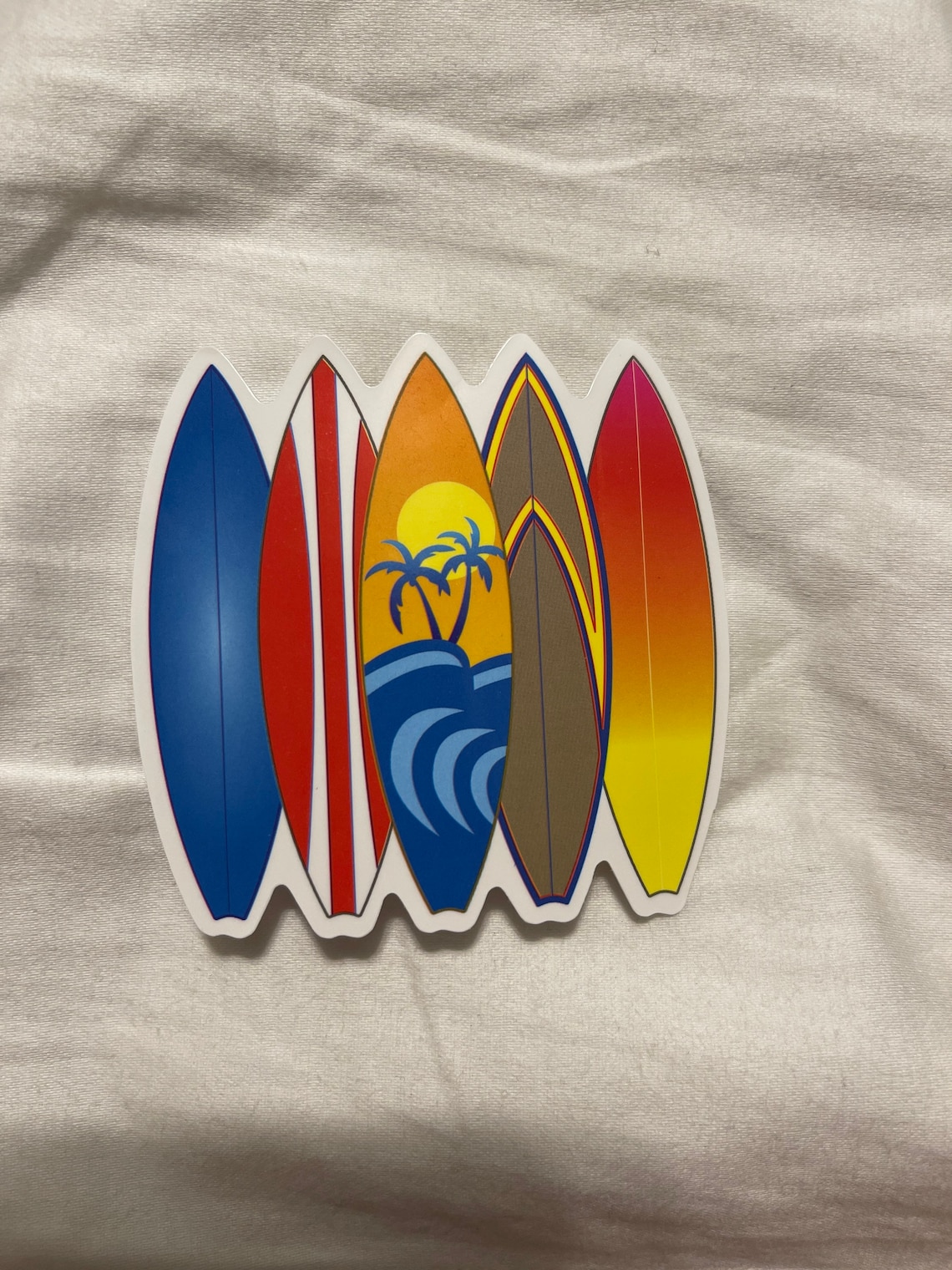 Surf Board Sticker Decal Etsy