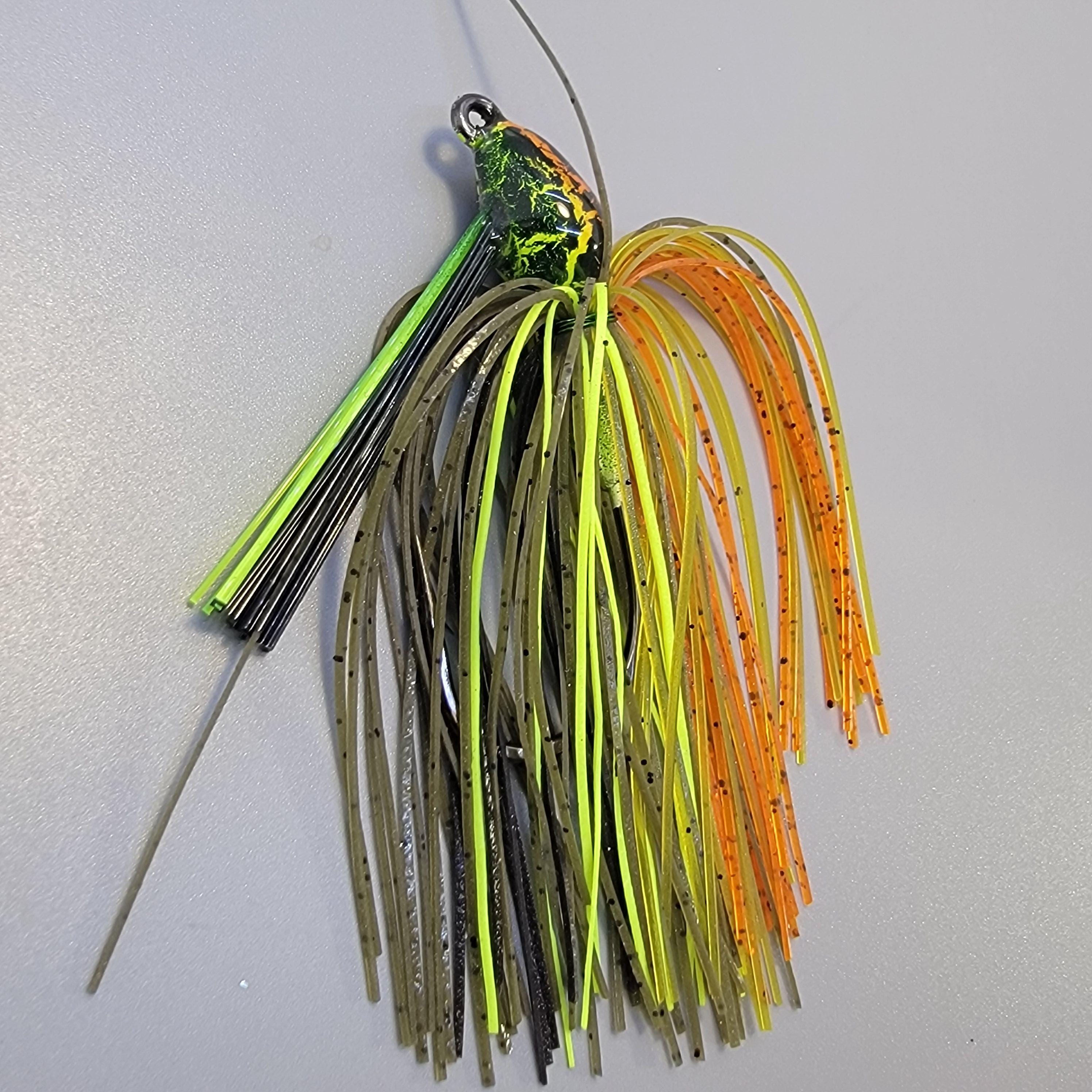 Cracked Sunfish Weedless Swim Jig. Bass Fishing Tackle, Fisherman Gift  Idea, Gifts for Husband, Guy Gifts. - Etsy