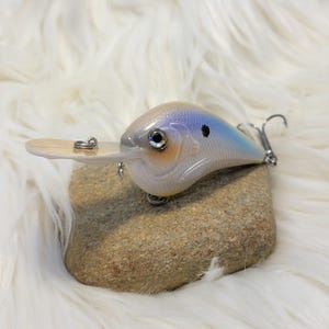 Cull Shad custom painted crankbait Fishing lure. Bass fishing lures. Great Gift!!