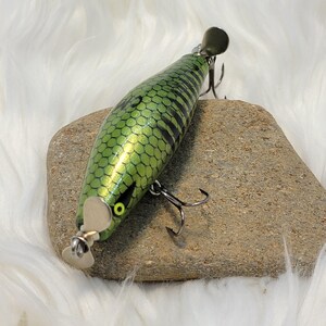 bream fishing lures Lanier Stalker Series Once it is out of the water and dry Bream Hand Carved Three Inch