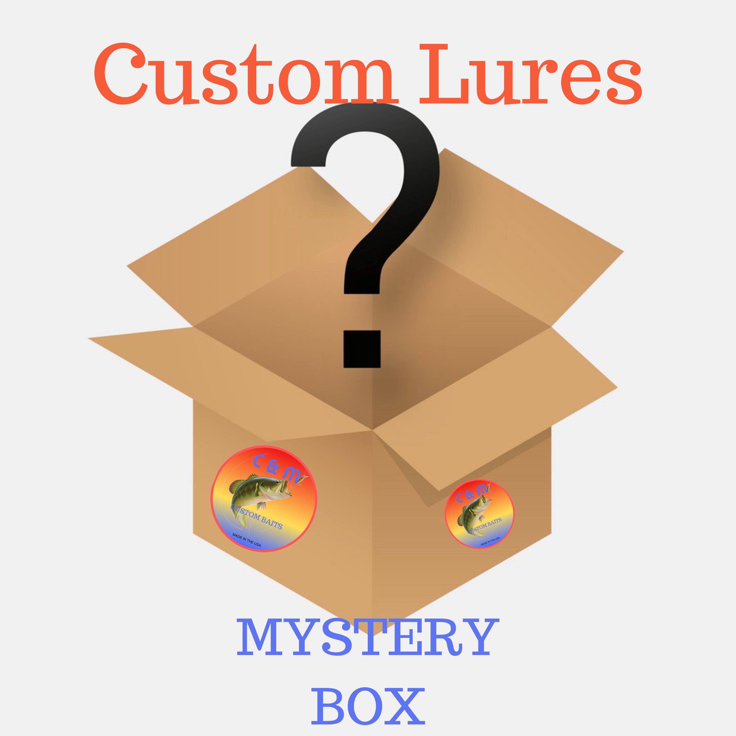 Mystery Box of Custom Fishing Lures C and M Hand Crafted Lures, Jigs,  Spinner Baits Ect. Fishing Tackle, Bass Fishing Gift Idea. -  Hong Kong