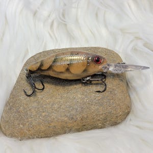 Viper Craw Crankbait, custom painted fishing lure. Bass fishing, custom lures. Great Gift.