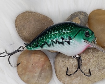 Baby Bass Custom Painted Crankbait Fishing Lure. Gifts for Him. - Etsy Baby Bass Custom Painted Crankbait Fishing Lure. Gifts for Him. - Etsy