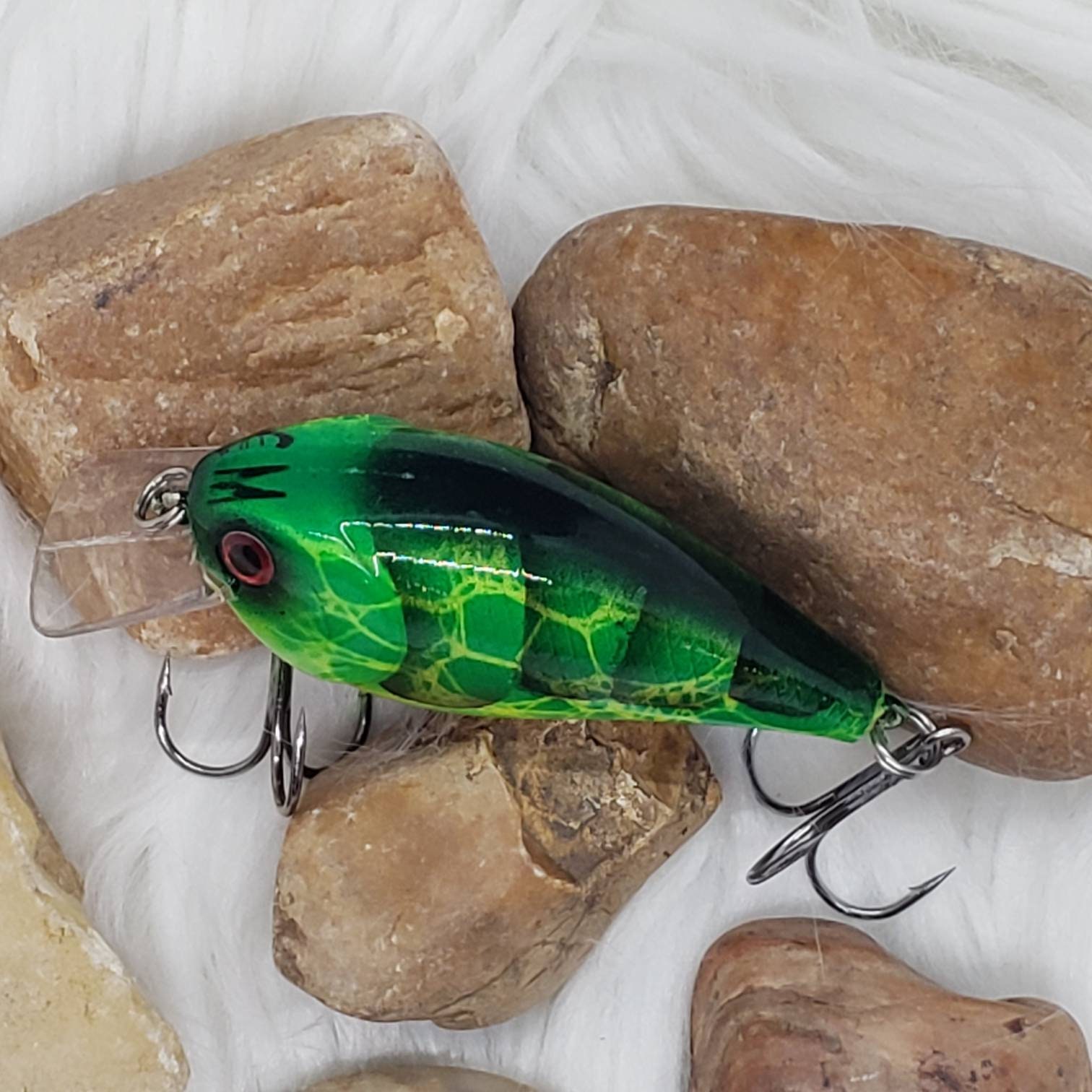 Fire Tiger Custom Painted Crankbait. Custom Bass Fishing Lure, Fishing  Tackle. Gifts for Dad, Gifts for Him, Fishing Gift. -  Singapore