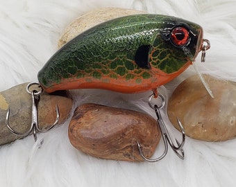 Smashing Pumpkin Custom Painted Crankbait Fishing Lure. Hand Painted Lures,  Fishing Gift, Gifts for Him, Gift Idea for Husband. -  Canada