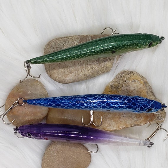 Suspending Jerk Bait Custom Fishing Lure. Clear Shad Series, Royal Shad,  Blue Shad, Tennessee Shad. Christmas Gift Idea, Gifts for Him. -  Canada