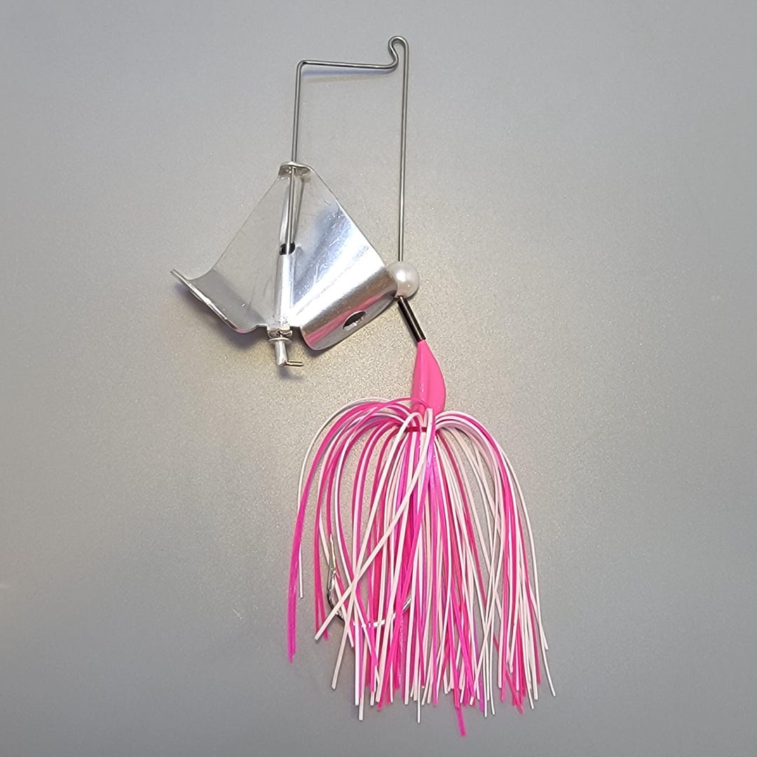 Ball Blaster Buzz Bait.bubble Gum Strips Hand(wire Tied) Skirt. Fishing Lure  With Silver Blade. Bass Fishing Lures, Gifts for Him. - Etsy