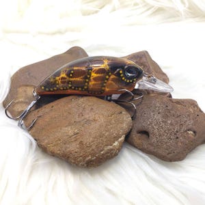 River craw crankbait. Custom Fishing lure, bass fishing lures, deep diver, lipless, choose a lure body style.