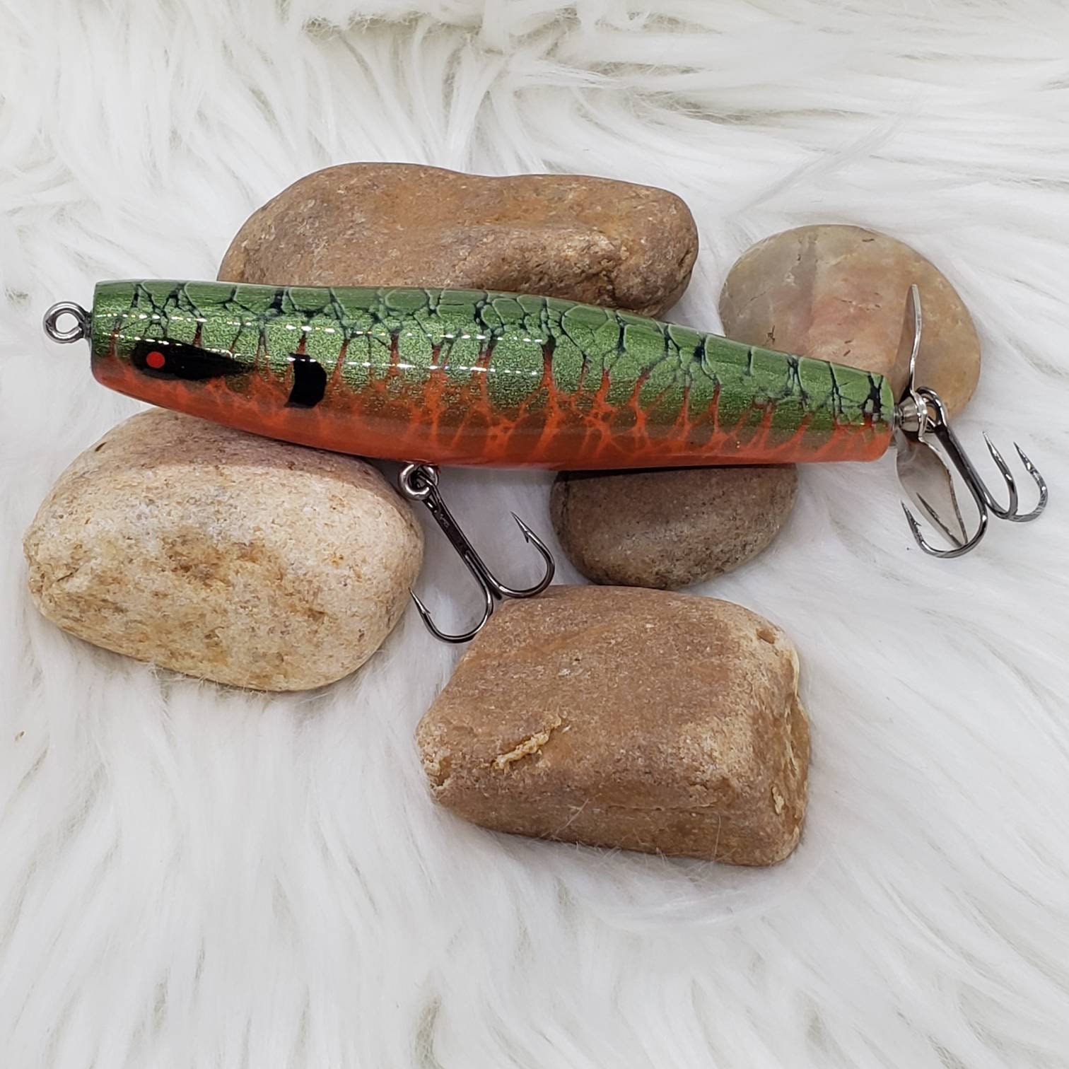 Hand-carved Bass Wood Single Blade Prop Bait, Custom Fishing Lure. Smashing  Pumpkin Wooden Fishing Topwater Lures. Gifts for Him, Husband. -  Canada