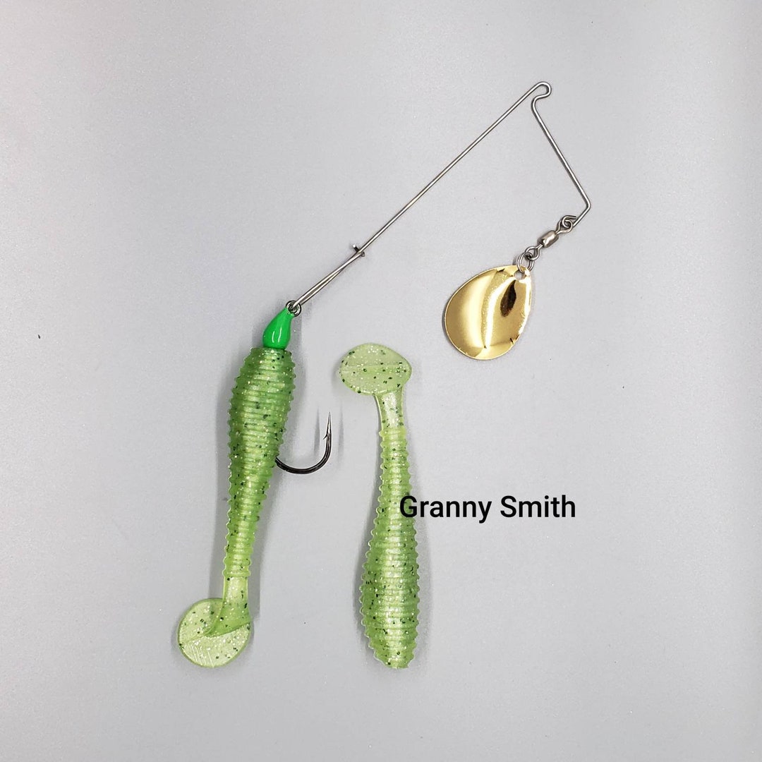 Saltwater Straight Line Spinnerbait With Ripper Swim Bait. Etsy