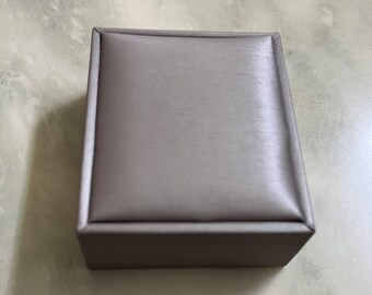 Golden PU Leather Jewelry Box