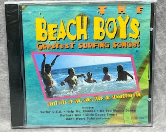 The Beach Boys Greatest Surfing Songs CD 1990  New Sealed