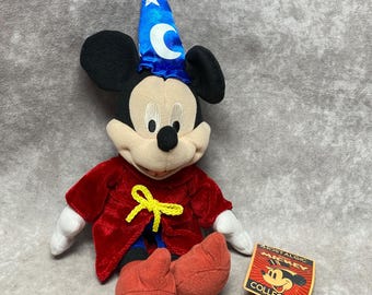 Disney Nostalgic Mickey Mouse Sorcerer Plush Toy 12"