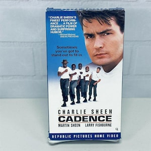 CADENCE (1991, VHS) Charlie Sheen Laurence Fishburne Martin Sheen