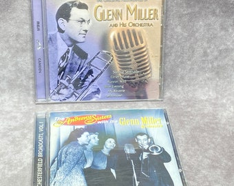 Glenn Miller Orchestra and The Andrew Sisters 2 CD Jazz Big Band Music