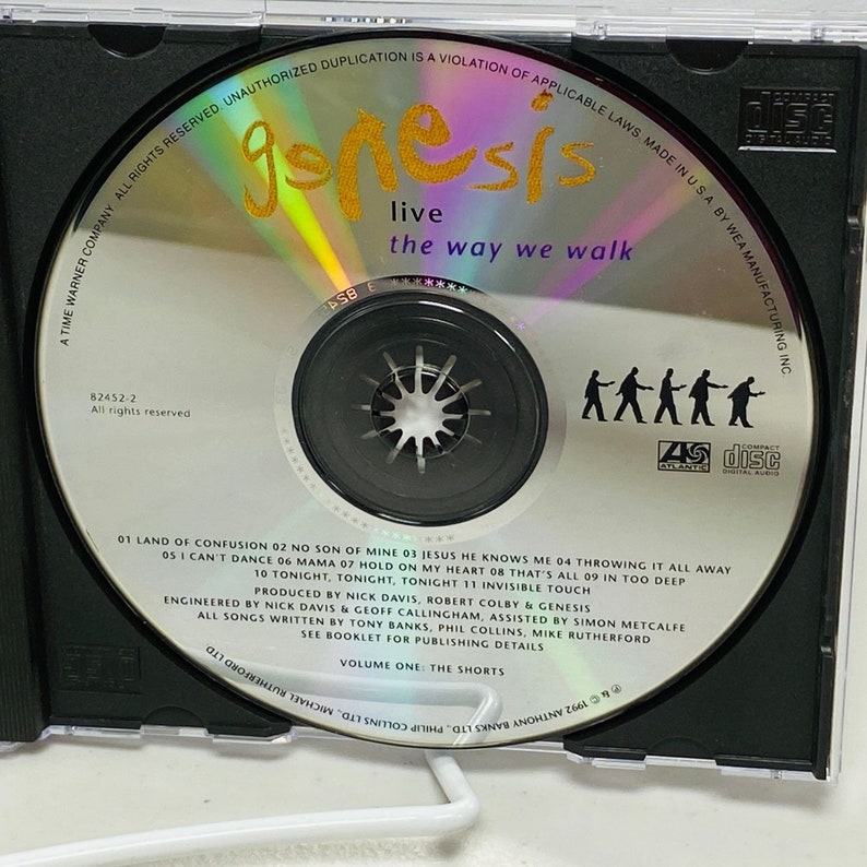 Genesis The Way We Walk Vol 1: The Shorts / Phil Collins Serious Hits Live CDs image 4