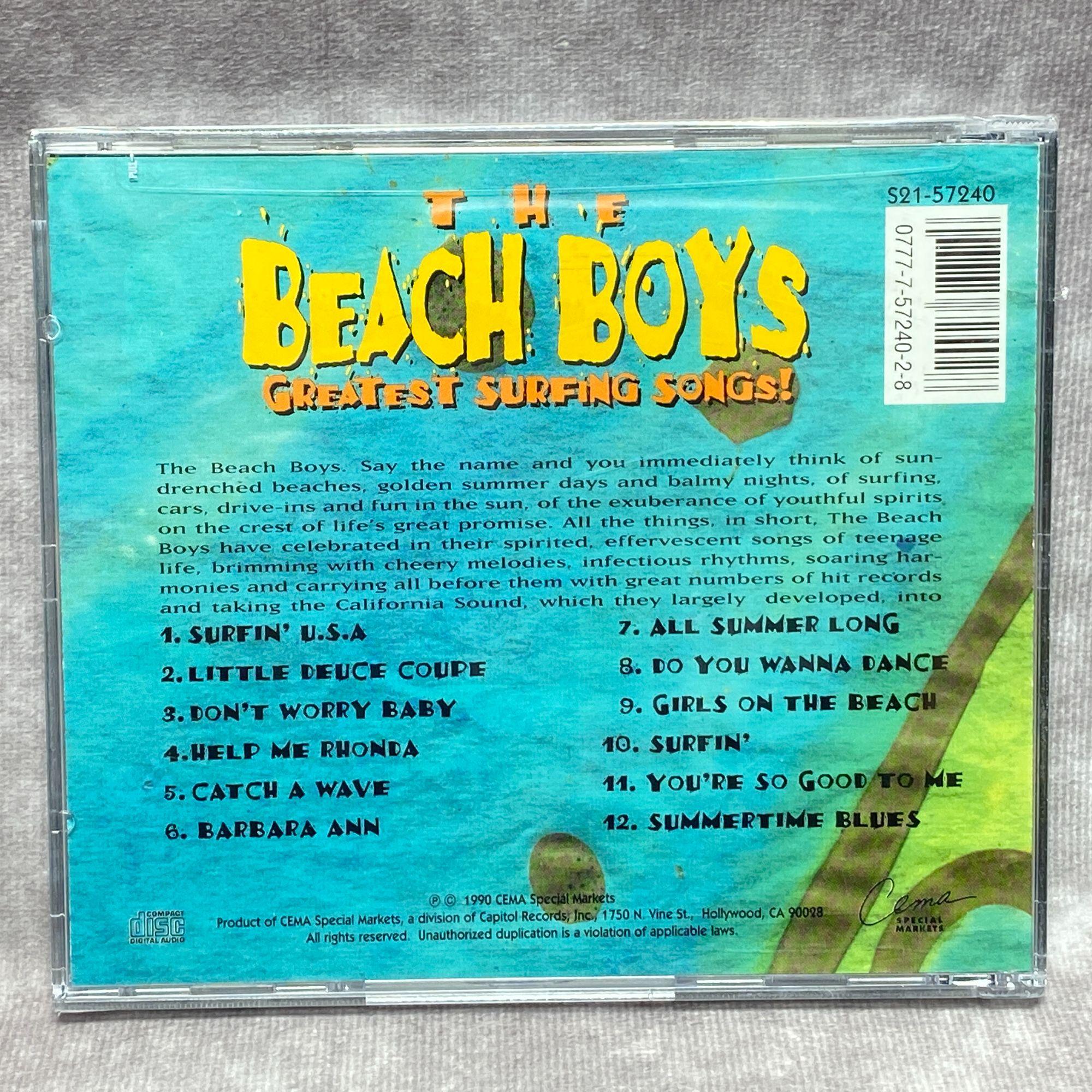The Beach Boys Greatest Surfing Songs CD 1990 New Sealed - Etsy