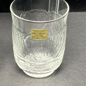 ARCOROC 3 tasses à café ou chocolat en verre fumé - Arts de la table