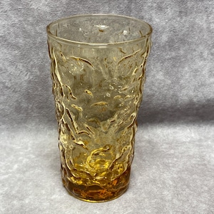 Anchor Hocking Milano 12 Unzen Becher Honiggold Mid Century Modern