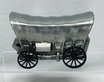 Covered Wagon Metal Coin Bank First Federal Savings Bank 100 Years 1890-1990