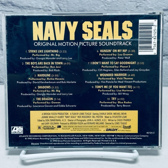 MR.BIG, Bon Jovi参加！帯付き！国内盤！NAVY SEALS Navy Seals 2001 DVD OOP Charlie Sheen + Motion Picture Soundtrack