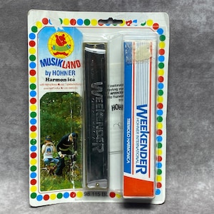 Vintage Hohner Weekender Tremolo Harmonica 98.115 BL Musikland
