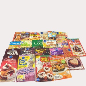 Pillsbury Recipe Booklet Lots of 21 (1976-2012) Grilling, Baking & Casseroles